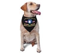 Us Army South Command Woods Expert Desert Storm Veteran Triangle Dog Scarf Reusable Pet Scarves Comfortable Triangle Bib Scarf For Puppy Birthday Party Supplies Cat
