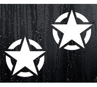 US Army Stars Car Van Stickers x2 Window Boot Bumper American Military Decals