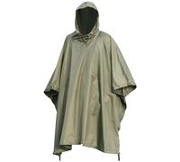 US Army Style Waterproof Ripstop Hooded Poncho Camping Festival Basha Olive Drab