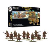 US Army Winter Infantry - 28mm Scale Plastic Miniatures for Bolt Action | Highly Detailed World War 2 Miniatures for Table-top Wargaming by Warlord Games