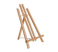 US Art Supply 14 inch Tall Medium Tabletop Display A-Frame Easel (1-Each) Accommodates Canvas Art up to 12" high