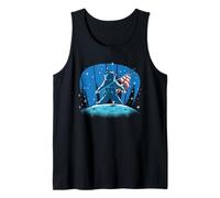 US Astronaut Moon Landing with US Flag Tank Top