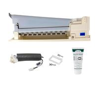US-Based Supplier - Ice Maker Assembly Kit DA97-15217D with DA97-19898A Auger Motor Drain Tube & Heater Assembly DA82-02367A Y-Clip and Food Grade Lubricant Grease for Samsung Refrigerators