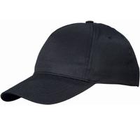 US BASIC 5 PANEL CHILDRENS BASEBALL CAP HAT - 13 COLOURS (BLACK)