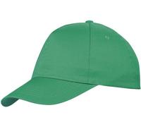 US BASIC 5 PANEL CHILDRENS BASEBALL CAP HAT - 13 COLOURS (KELLY GREEN)