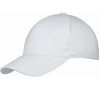 US BASIC 5 PANEL CHILDRENS BASEBALL CAP HAT - 13 COLOURS (WHITE)