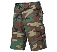 Us Bermuda Prewash Shorts Army Woodland Camouflage Hose Short S / Small