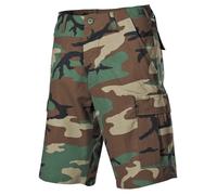 US Bermuda Prewash Shorts Army Woodland Camouflage Pants Short S Small