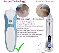 (US, Blue) Plasma Pen Eyelid Lift Wrinkle with Needle Free Mole Remover Machine Facial Care Professional Fibroblast Eyelid Lift Face Skin Lift with Light