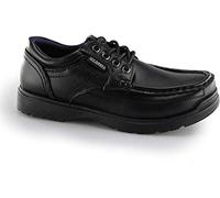 US Brass Black Stubby Boys Boat Shoe - Size 6 UK