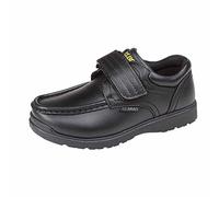 Us Brass Boys Hard Wearing Back to School Touch Fastening Black Formal Shoes Size 2-6 (9 UK Child)