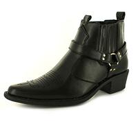 US Brass Eastwood Mens Smart Boots Black 11 UK