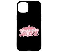 US Capital Washington D.C Skyline With Cherry Blossoms Case for iPhone 15 Plus