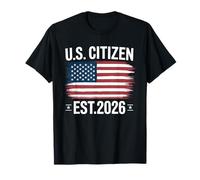 US Citizen Est 2026 Immigrant American Flag Citizenship T-Shirt