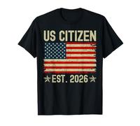 US Citizen Est 2026 New American Immigrant Citizenship T-Shirt