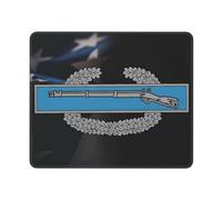 Us Combat Infantry Badge Mouse Pad Non-Slip Mousepad Rubber Base Mouse Mat For Laptop Work Computer 25X30Cm