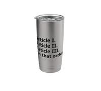 US Constitution Constitutional Separation of Powers Stainless Steel Insulated Tumbler