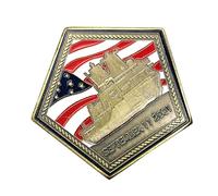 US Corps Challenge Coin - Coin Souvenir US Coin | Pentagon Shaped Alloy Badge, Rare Collector Coin for Home Decoration, Coin Collection