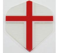 US Darts 3 Sets (9 Flights) Ruthless 100 Micron Clear England, Saint George Standard Dart Flights