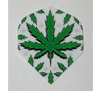 US Darts - 5 Sets (15 Flights) Marijuana Weed Dope Standard Dart Flights