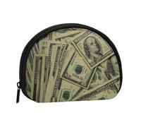 Us Dollar Money Minis Storage Bag Shell Wallet Small Coin Purse with Minis with Zipper Change Purse for Coin Keys You Can Also Store Any Small Objects You Want