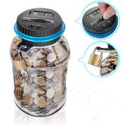 (US dollar) Piggy Bank With Lock, Counting Piggy Bank, Digital Display Piggy Bank,