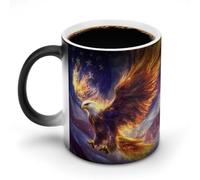US Ea-gles Flag Cute Coffee Mug Heat Changing Cup Funny Mugs for Men Women Gifts Office