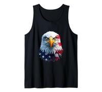 US Eagle Pride - American Flag Tank Top