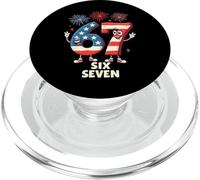 US Flag 67 Memes Six Seven PopSockets PopGrip for MagSafe