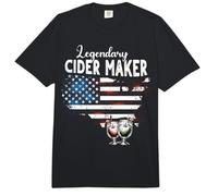 US Flag Cider Maker Comfort Colors Adult Heavyweight T-Shirt