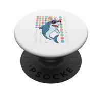 US Flag Easter Chocolate Eggs Bunny Shark Lover Kids Family PopSockets Adhesive PopGrip