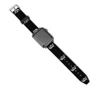 US Flag Map Guns Watch Band Leather Replacement Watch Strap Bands for Men Women Sports