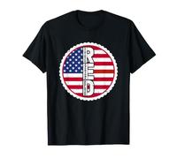 US Flag RED Military Support Remember Everyone Deployed T-Shirt