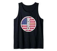 US Flag RED Military Support Remember Everyone Deployed Tank Top