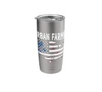 US Flag Urban Farmer Stainless Steel Insulated Tumbler