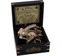 US HANDICRAFTS Brass Vintage Sextant with Hardwood Box