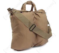 US Helmet Bag with Carrying Strap - Coyote Tan Padded Pouch Shoulder Strap NEW