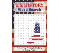 US History Word Search Puzzle Book: Word Searches with Easy to Read Print about U.S. History, America, U.S. Presidents and More I 6x9 inches, 110 ... for Vacations, Holidays and Relaxing Times