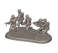 Us Infantry WWII 1:72 Figure Plastic Model Kit ZVEZDA