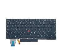 US IT DE GR CFB TH CH SWS FR EE ES SP IS BE SE FI Backlit Keyboard, Compatible For Lenovo ， Compatible For Thinkpad， X1 Carbon 7th 8th Gen 7 8 Laptop Azerty(IT Italian)