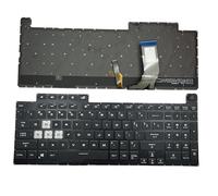US Layout 16-Pin RGB Backlit Keyboard for ASUS ROG Strix G731 G731GT G731GV G731GU G731GW Laptop (Black)