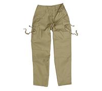 US M65 Style Army Cargo Vintage Combat Trousers Pants (M, Beige)