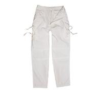 US M65 Style Army Cargo Vintage Combat Trousers Pants (M, White)