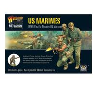 Warlord Games Plastic Miniatures - Bolt Action US Marines Infantry Platoon 28mm Highly Detailed WW2