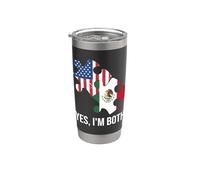 US-Mexican Dual Citizenship Stainless Steel Insulated Tumbler