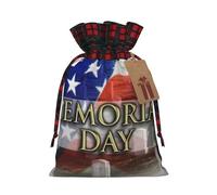(Us Military Soldiers Patriotic Memorial Day) Drawstring Gift Bags Holiday Present Goody Bags For Xmas Party S