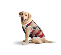 Us Military Soldiers Patriotic Memorial Dayprint Medium Large Pets Vest Breathable Cozy Home Party Sleeveless Tank Top T-Shirt
