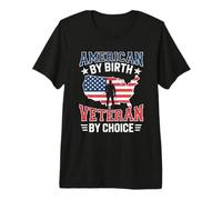 US Military Veteran Patriot Map Service Member Design Premium T-Shirt
