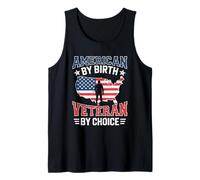 US Military Veteran Patriot Map Service Member Design Tank Top