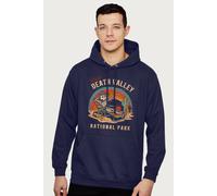 US National Parks Visit Death Valley Hooded Sweatshirt in Navy | Size: Large US National Parks Navy L